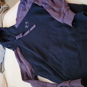 Under Armour hoodie / two tonw/ size M purple and blue